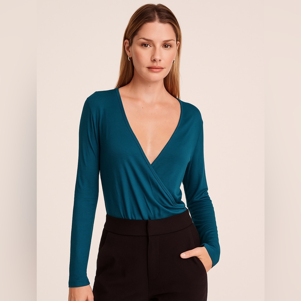 Misguided NWT teal bodysuit size women’s 14